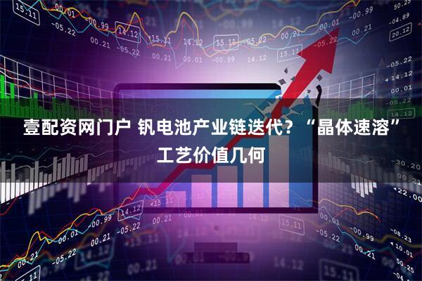 壹配资网门户 钒电池产业链迭代？“晶体速溶”工艺价值几何